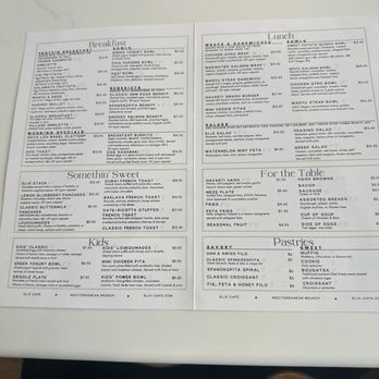 Eliá Café - Menu - Greek Near Me - Park Ridge, Illinois