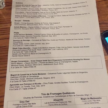 Absinthe Cafe - Menu! - Canadian (New) Near Me - Ottawa, Ontario