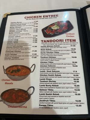 Menu photo 1 Family Kitchen - Authentic Indian/Nepalese cuisine Nottingham, MD