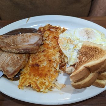 Audrey's - Pork chops with gravy breakfast - New American Near Me - Newport, Washington Audrey's - Pork chops with gravy breakfast - New American Near Me - Newport, Washington