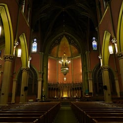 Church of the Covenant - Tiffany designed the interior and the 42 stainglass windows.