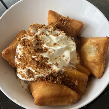 Ruby Sunshine Nashville - Seasonal Beignets (Peaches and Cream) - Breakfast & Brunch Near Me - Nashville, Tennessee Ruby Sunshine Nashville - Seasonal Beignets (Peaches and Cream) - Breakfast & Brunch Near Me - Nashville, Tennessee