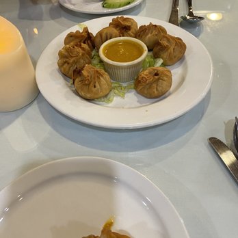 Gorkha Kitchen - Fried Chicken Momo - a huge, delicious appetizer with a fantastic sauce. - Indian Near Me - Chicago, Illinois