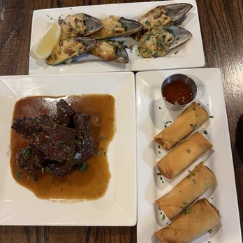 Kubo - Pork Ribs Adobo Baked Mussels Veggie Eggrolls - Filipino Near Me - Chicago, Illinois