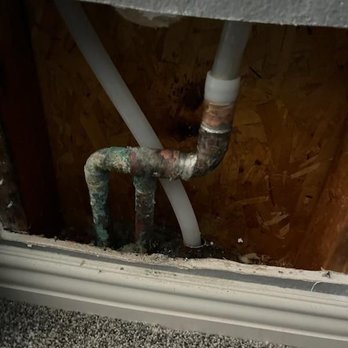 Staiger Plumbing - Left with a large hole in my living room they cut - Plumbing Near Me - Corona, California