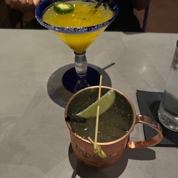 Tio Taco + Tequila Bar - Mango Jalapeño Margarita & Mexicano Mule - Mexican Near Me - Edison, New Jersey