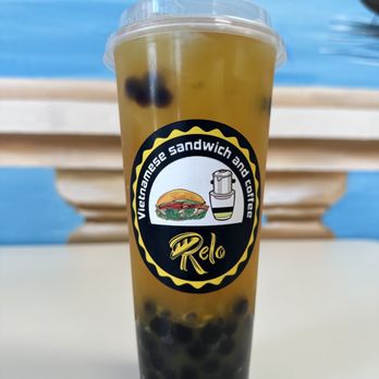 Relo Banh Mi & Coffee - Passion fruit tea with boba - Vietnamese Near Me - Dublin, California Relo Banh Mi & Coffee - Passion fruit tea with boba - Vietnamese Near Me - Dublin, California