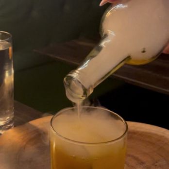 The Newsroom - Mango blossom, poured over dry ice.... Very pretty - Latin American Near Me - New York, New York The Newsroom - Mango blossom, poured over dry ice.... Very pretty - Latin American Near Me - New York, New York