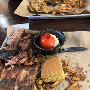 Mission BBQ - Baby back ribs, moist brisket, cornbread, cherry cheesecake, pulled chicken - Barbeque Near Me - Brookfield, Wisconsin