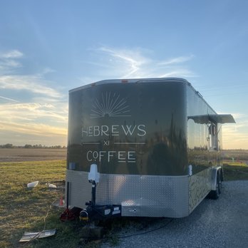 HeBrews XI Coffee - a coffee trailer parked on the side of the road - Coffee & Tea Near Me - Taylor, Missouri HeBrews XI Coffee - a coffee trailer parked on the side of the road - Coffee & Tea Near Me - Taylor, Missouri
