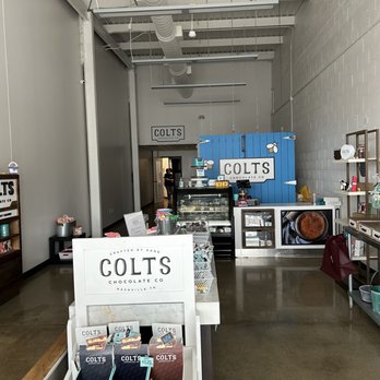 Colts Chocolates - the inside of a store - Desserts Near Me - Nashville, Tennessee Colts Chocolates - the inside of a store - Desserts Near Me - Nashville, Tennessee
