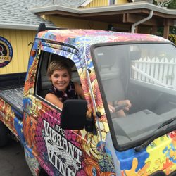 Uncorked Okanagan Wine Tours - One of our guests loving this fun vehicle at one of our wineries partners - The Vibrant Vine