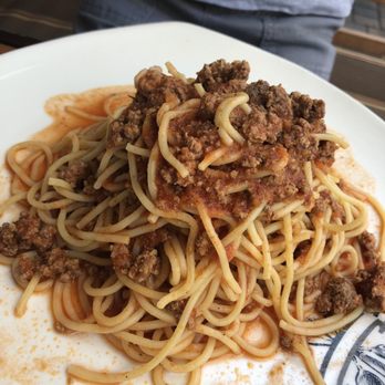 La Pizzeria - Spaghetti w/ Meat Sauce. - Pizza Near Me - Campbell, California La Pizzeria - Spaghetti w/ Meat Sauce. - Pizza Near Me - Campbell, California