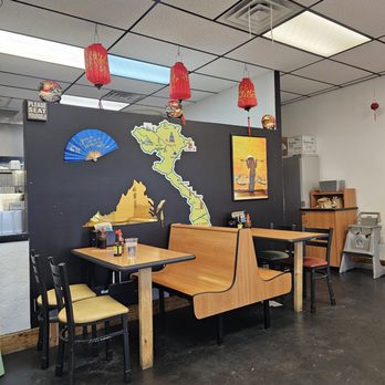 It's Pho Time - The dining area of the restaurant with some of the few simple decorations of the place. - Vietnamese Near Me - Roanoke, Virginia It's Pho Time - The dining area of the restaurant with some of the few simple decorations of the place. - Vietnamese Near Me - Roanoke, Virginia
