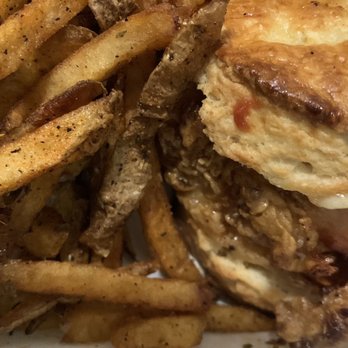 Sweet Science - Hey Baby Hot Honey Chicken Sandwich House cajun fries DELICIOUS !! - Bars Near Me - Brooklyn, New York Sweet Science - Hey Baby Hot Honey Chicken Sandwich House cajun fries DELICIOUS !! - Bars Near Me - Brooklyn, New York