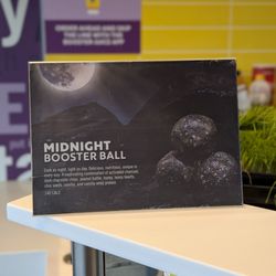 Booster Juice - Midnight booster ball. It's sold out.
