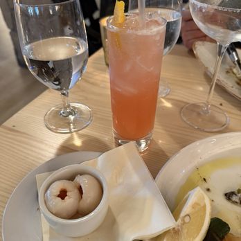 Interlude Kitchen & Bar - Blood orange Paloma - New American Near Me - Elk Grove, California