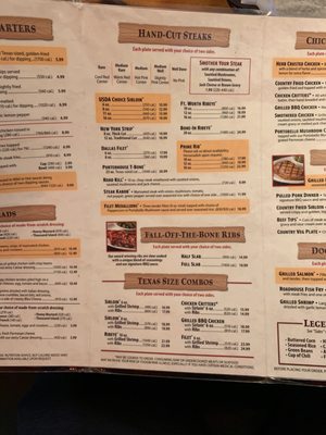 Menu photo 4 Texas Roadhouse Madison, WI