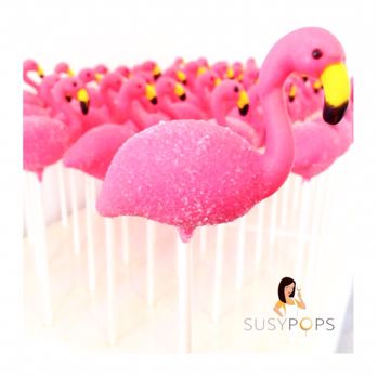 SusyPops - Flamingo inspired cake pops by SusyPops - Desserts Near Me