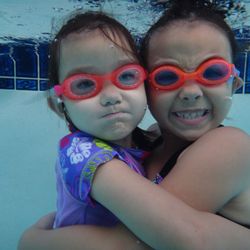 Swim With Grace - Happy swim students of Grace.