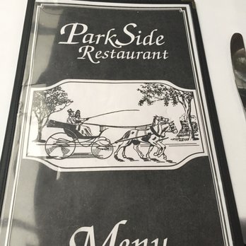 Park Side Restaurant - Menu Cover - Italian Near Me - Corona, New York Park Side Restaurant - Menu Cover - Italian Near Me - Corona, New York