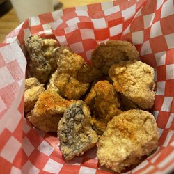 Fried king mushrooms