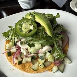Octopus tostadas