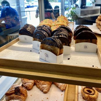 Paris Baguette - This chocolate ganache croissant was incredible! Yummy ganache filling inside and dipped outside. - Bakeries Near Me - Tampa, Florida Paris Baguette - This chocolate ganache croissant was incredible! Yummy ganache filling inside and dipped outside. - Bakeries Near Me - Tampa, Florida