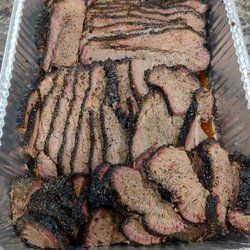 Junior's BBQ - Sliced brisket