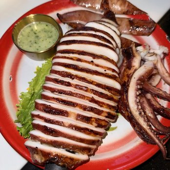 Isan Zaap Thai Cafe - Grilled Squid - Thai Near Me - Orlando, Florida Isan Zaap Thai Cafe - Grilled Squid - Thai Near Me - Orlando, Florida