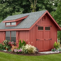 Riehl Quality Storage Barns - 10x14 Victorian Aframe