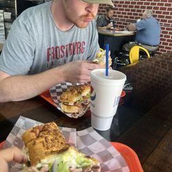 1870 Subs and Sweets - Hoagies and one of their 1870 special drinks.