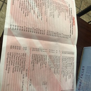 Seafood King - the menu for the restaurant - Seafood Markets Near Me - Semmes, Alabama