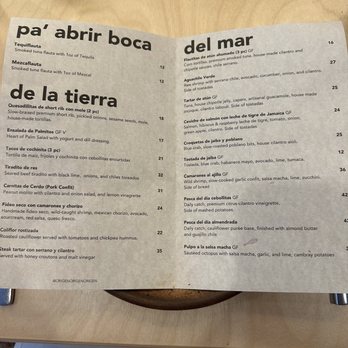 Origen - Menu - New Mexican Cuisine Near Me - San Diego, California