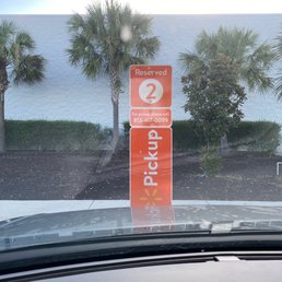 Pickup order reserve sign Pickup order reserve sign