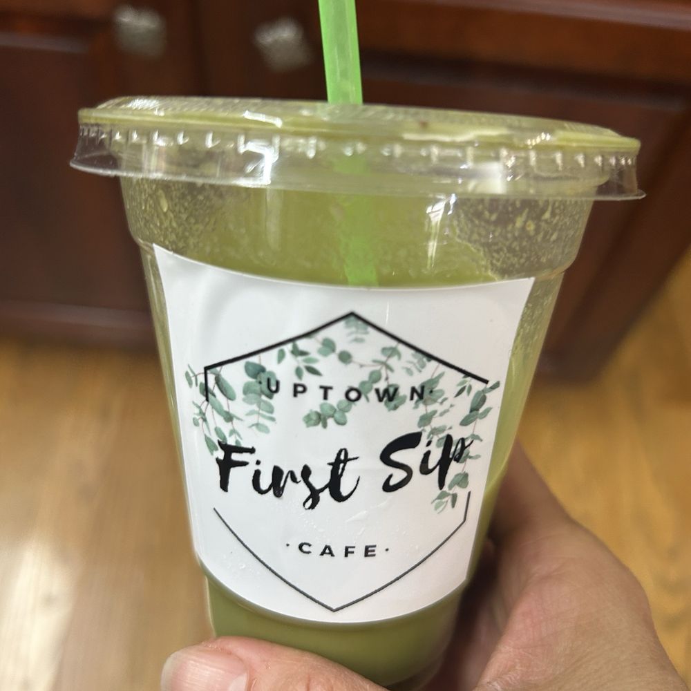 First Sip Cafe - Matcha strawberry w coconut milk - Coffee & Tea Near Me - Chicago, Illinois First Sip Cafe - Matcha strawberry w coconut milk - Coffee & Tea Near Me - Chicago, Illinois