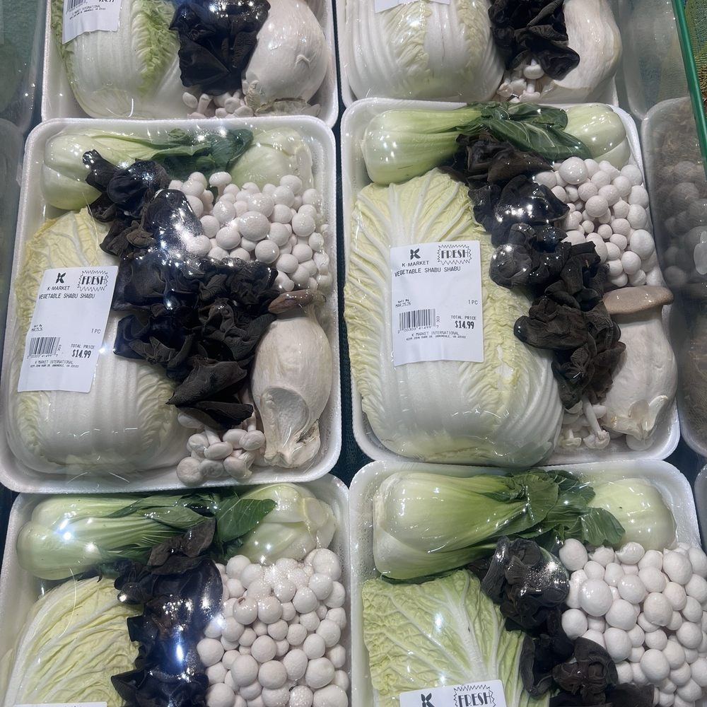 K Market International - Vegetable Shabu Shabu pre-packaged. Yum - International Grocery Near Me - Annandale, Virginia