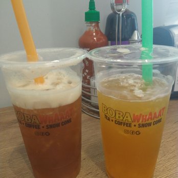 Boba Whaaat - Passion fruit tea with passion fruit boba (green tea & black tea versions.) - Bubble Tea Near Me - Phoenix, Arizona Boba Whaaat - Passion fruit tea with passion fruit boba (green tea & black tea versions.) - Bubble Tea Near Me - Phoenix, Arizona