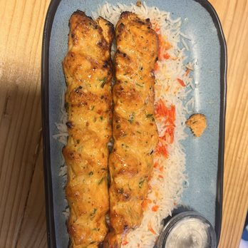 Zeytun - Two Spicy Chicken Koobideh Skewers - Persian/Iranian Near Me - Leander, Texas Zeytun - Two Spicy Chicken Koobideh Skewers - Persian/Iranian Near Me - Leander, Texas