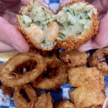 Bay Ridge Fish Bar - 8 Shrimp Rice Balls with Sriracha Aioli , Calamari - Fish & Chips Near Me - Brooklyn, New York Bay Ridge Fish Bar - 8 Shrimp Rice Balls with Sriracha Aioli , Calamari - Fish & Chips Near Me - Brooklyn, New York