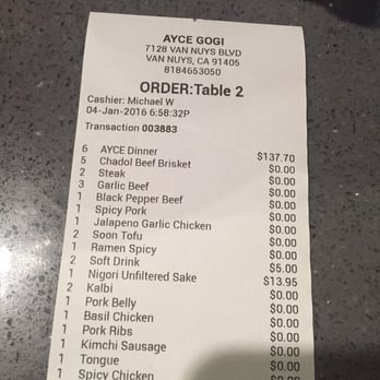 AYCE Gogi - VAN NUYS - That's not including how much rice paper we got too! - Korean Near Me - Van Nuys, California