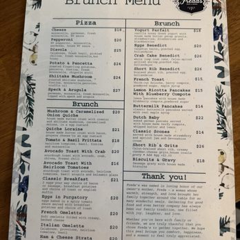 Freda's Fine Food & Drink - Brunch menu - Pizza Near Me - Moorpark, California Freda's Fine Food & Drink - Brunch menu - Pizza Near Me - Moorpark, California