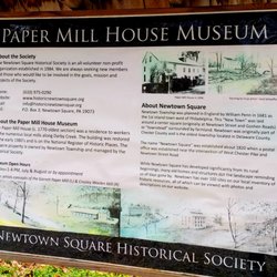 Paper Mill House - Paper Mill House -- didactic sign