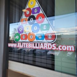 Elite Billiard - Sign & website
