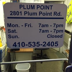 Plum Point Convenience Center - Center hours