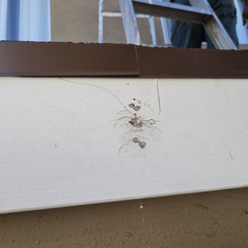 BH Roofing - This picture was taken after I was told the job was complete. 5 or more nails in every spot. - Roofing Near Me BH Roofing - This picture was taken after I was told the job was complete. 5 or more nails in every spot. - Roofing Near Me