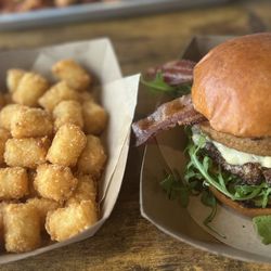 Gen X Tavern - Tots + Black and Bleu burger