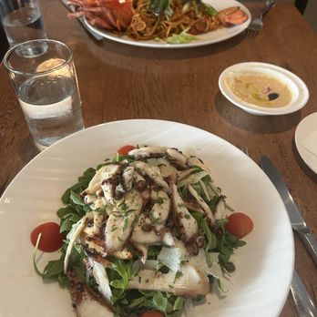 Anassa Taverna -  Downtown - Lobster Spaghetti and Arugula Salad with Octopus - Greek Near Me - New York, New York