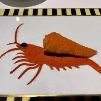 Osteria Francescana - shrimp amuse bouche - Italian Near Me - Modena, Missouri Osteria Francescana - shrimp amuse bouche - Italian Near Me - Modena, Missouri