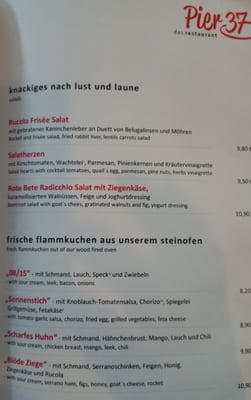 Menu photo 1 Pier 37 Erfurt, TH Menu photo 1 Pier 37 Erfurt, TH